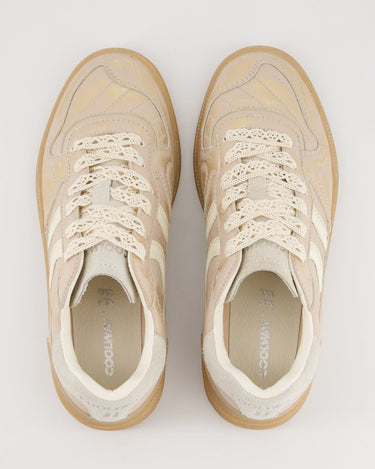 BASKETS FEMME GOAL BEIGE BEIGE