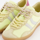 BASKETS FEMME KIZUNA JAUNE JAUNE