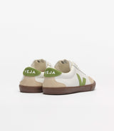 BASKETS FEMME VOLLEY BLANC/VERT BLANC/VERT