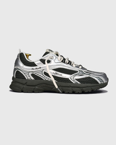 BASKETS HOMME RE-RUN SCRATCHED ARGENT ARGENT