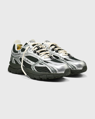 BASKETS HOMME RE-RUN SCRATCHED ARGENT ARGENT