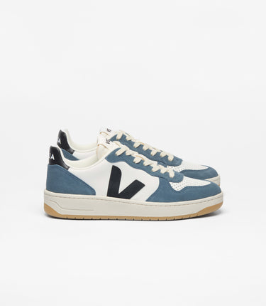 BASKETS HOMME V10 BLANC/BLEU BLANC/BLEU