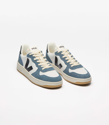 BASKETS HOMME V10 BLANC/BLEU BLANC/BLEU