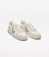 BASKETS HOMME V90 BLANC/TAUPE BLANC/TAUPE