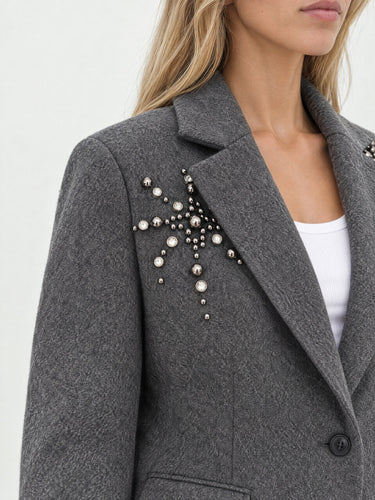 BLAZER FEMME VITTORIA ANTHRACITE ANTHRACITE