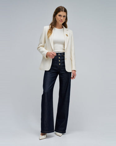 BLAZER FEMME BLAZER BLANC BLANC