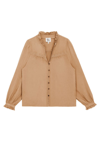 BLOUSE FEMME BOWEN CAMEL CAMEL