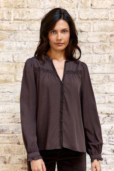 BLOUSE FEMME BOWEN MARRON MARRON