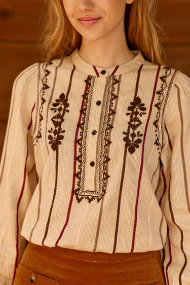BLOUSE FEMME BRIAR BEIGE BEIGE