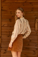 BLOUSE FEMME BRIAR BEIGE BEIGE