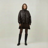 BLOUSON FEMME EVELIS MARRON MARRON