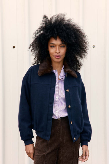 BLOUSON FEMME VIDEL MARINE MARINE