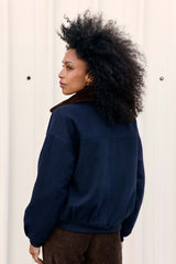 BLOUSON FEMME VIDEL MARINE MARINE