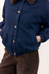 BLOUSON FEMME VIDEL MARINE MARINE