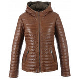 BLOUSON FEMME FOURRURE COGNAC COGNAC
