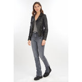 BLOUSON FEMME MOUTON VEGAS NOIR NOIR