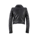 Blouson Oakwood Yoko cuir de mouton noir – vue 2