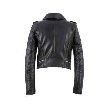 Blouson Oakwood Yoko cuir de mouton noir – vue 2