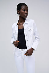 BLOUSON FEMME BLANC BLANC