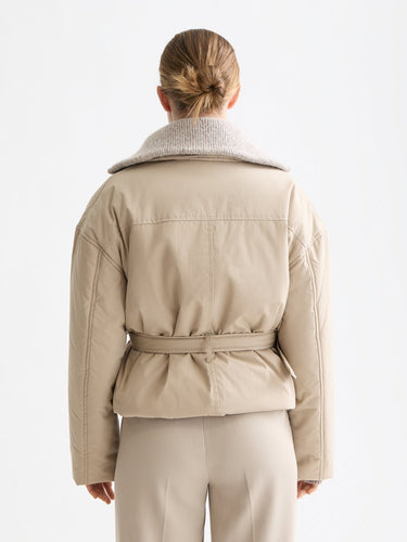 BLOUSON FEMME LIGHTWEIGHT PADDED BEIGE BEIGE