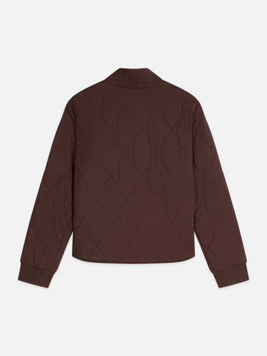 BLOUSON FEMME REVERSIBLE QUILTED MARRON MARRON