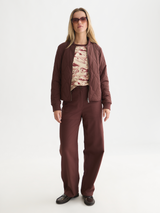 BLOUSON FEMME REVERSIBLE QUILTED MARRON MARRON