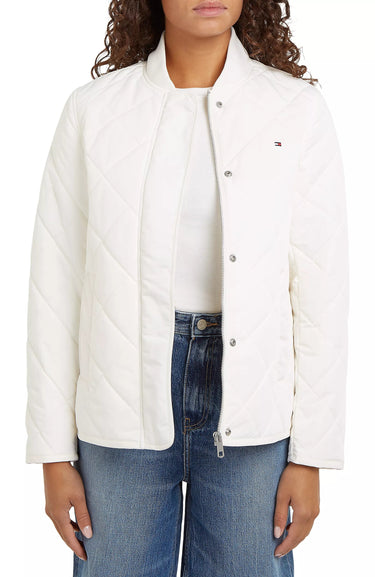BLOUSON FEMME LW QUILTED BOMBER BLANC BLANC