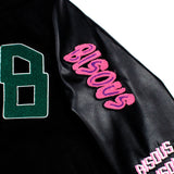 BLOUSON HOMME VARSITY JACKET SIMIL NOIR NOIR