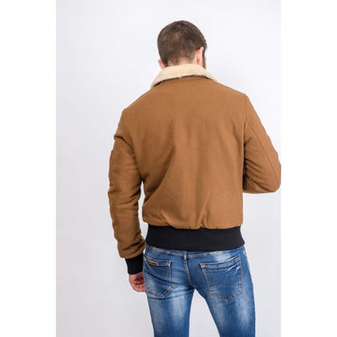 BLOUSON HOMME AVIATOR CAMEL CAMEL