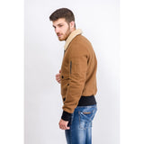 BLOUSON HOMME AVIATOR CAMEL CAMEL