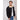 BLOUSON HOMME COL MOUTON NOIR NOIR