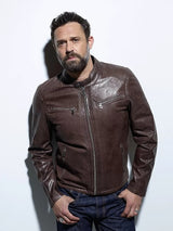 BLOUSON HOMME GAFINO LAMB VITA DARK COGNAC Dark Cognac