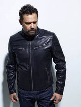 BLOUSON HOMME GAFINO LAMB VITA NOIR NOIR