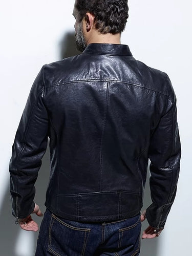BLOUSON HOMME GAFINO LAMB VITA NOIR NOIR
