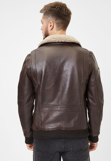 BLOUSON HOMME PILOT MARRON MARRON