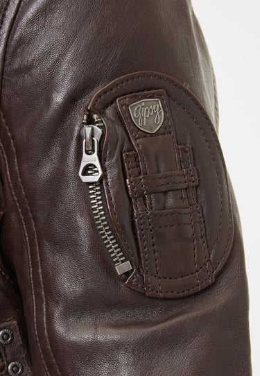 BLOUSON HOMME PILOT MARRON MARRON