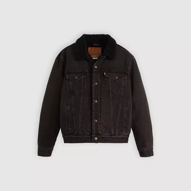 BLOUSON HOMME SHERPA TRUCKER NOIR DELAVE NOIR DELAVE