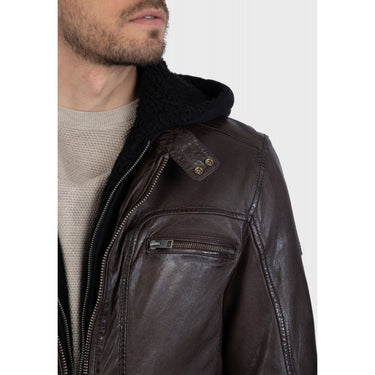 BLOUSON HOMME MOUTON VEGAS MARRON MARRON