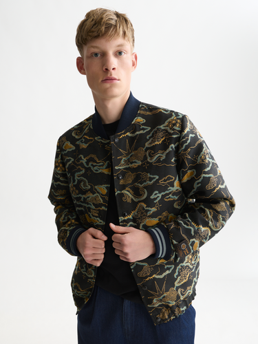 BLOUSON HOMME FESTIVE JACQUARD MARINE MARINE