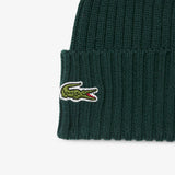 BONNET LACOSTE VERT FONCE VERT FONCE