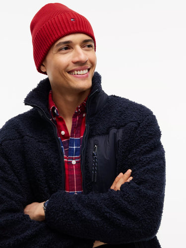 BONNET TH FLAG PIMA COTTON ROUGE ROUGE