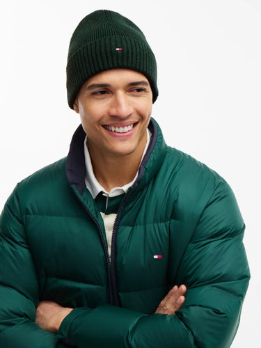 BONNET TH FLAG PIMA COTTON VERT VERT