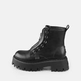 BOTTES FEMME ASPEN FRONT ZIP NOIR NOIR