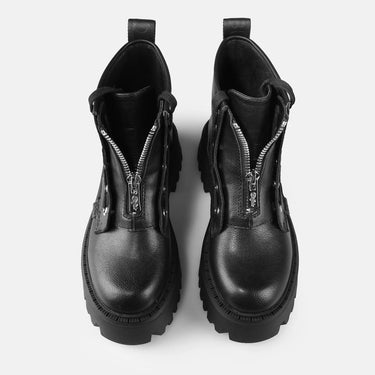 BOTTES FEMME ASPEN FRONT ZIP NOIR NOIR