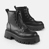 BOTTES FEMME ASPEN FRONT ZIP NOIR NOIR