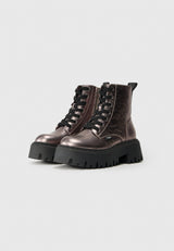 BOTTES FEMME ASPEN LACE UP METAL METAL