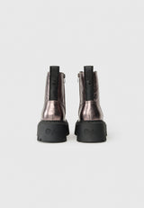 BOTTES FEMME ASPEN LACE UP METAL METAL