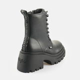 BOTTES FEMME BRAVR LACE UP NOIR NOIR