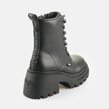 BOTTES FEMME BRAVR LACE UP NOIR NOIR