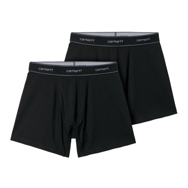 BOXERS COTTON ELASTANE NOIR NOIR